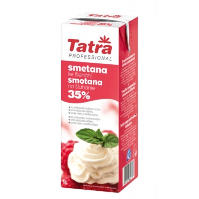 Obrázek produktu TATRA SMETANA KE ŠLEHÁNÍ 35% (červená) 6x1l