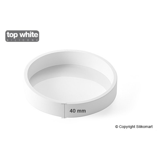 Obrázek produktu SIL FORMA SILIKON bílá - DORTOVÁ KULATÁ Ø200mm v.40mm 1252ml 1ks