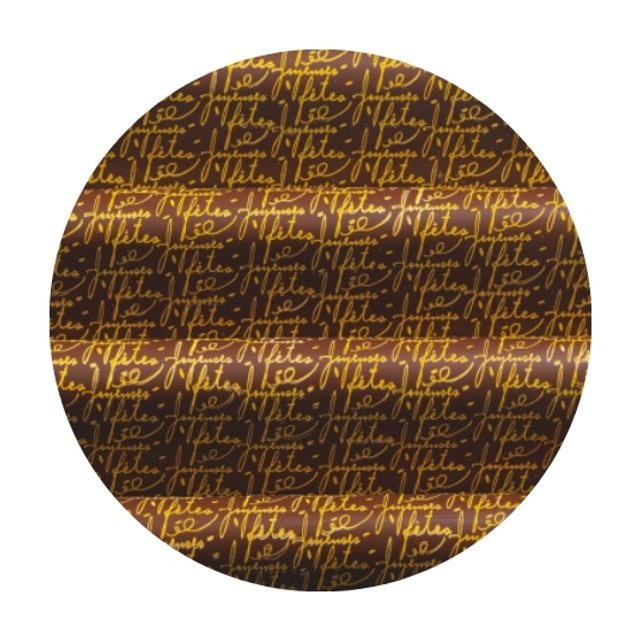 Obrázek produktu PCB TRANSFER FOLIE JOYEUSES FETES (zlaté psaní) 40x25cm 17ks