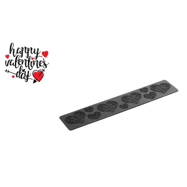 Obrázek produktu SIL FORMA SILIKON na KRAJKY - SRDCE 400x80mm