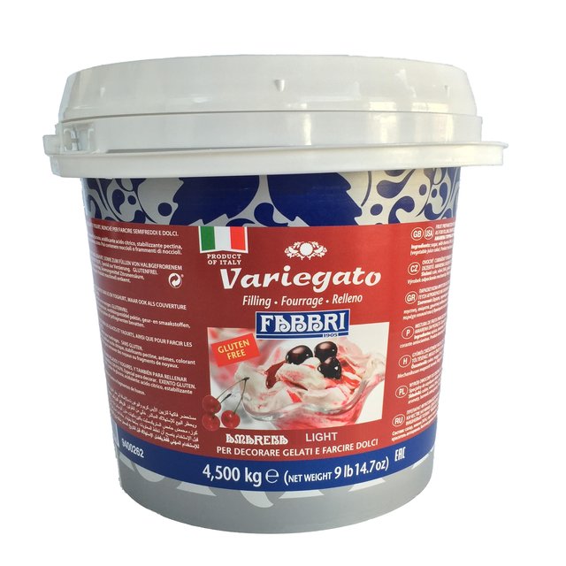 Obrázek produktu FABBRI VARIEGATO VIŠEŇ LIGHT (AMARENA) 3x4,2 kg