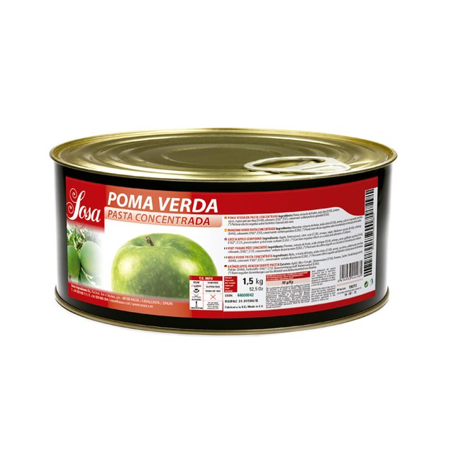 Obrázek produktu SOSA Pasta ZELENÉ JABLKO 1,5kg