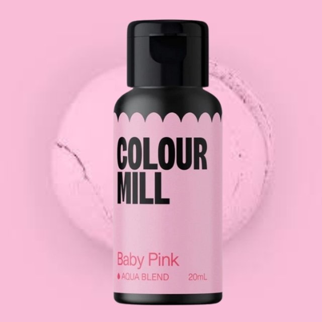 Obrázek produktu COLOUR MILL BARVA TEKUTÁ na vodní bázi - Baby pink (růžová svělá) 20ml - černá lahvička