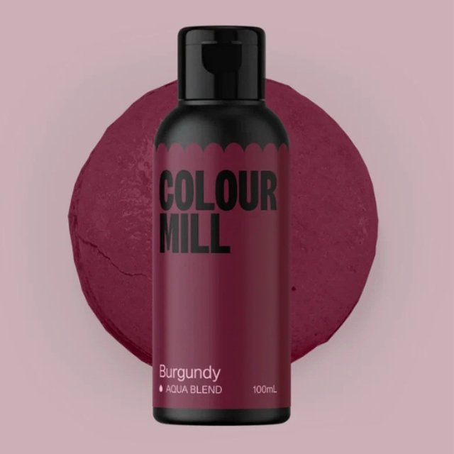 Obrázek produktu COLOUR MILL BARVA TEKUTÁ na vodní bázi - Burgundy (červená vínová) 20ml - černá lahvička
