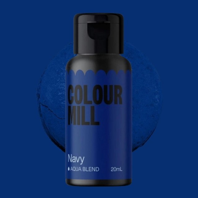 Obrázek produktu COLOUR MILL BARVA TEKUTÁ na vodní bázi - Navy (modrá) 20 ml - černá lahvička
