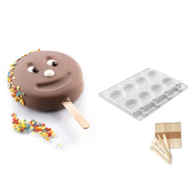 Obrázek produktu SIL FORMA SILIKON NA NANUKY SMAJLÍK 2x4ks