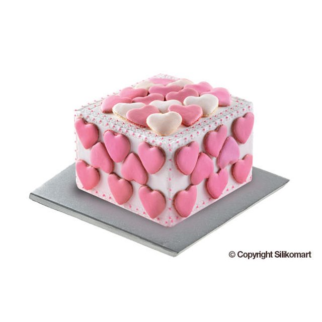 Obrázek produktu SIL PODLOŽKA DORTOVÁ SILNÁ - STŘÍBRNÁ 30x30cm v.1,2cm (I ZLATÁ)