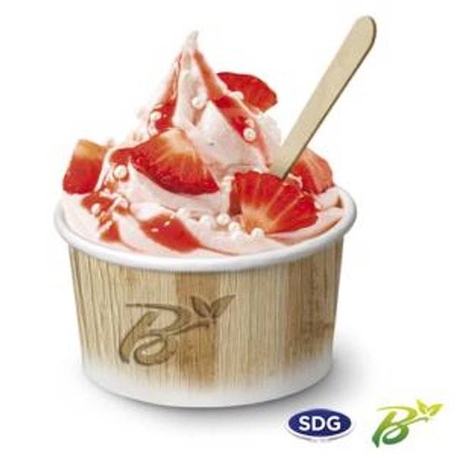 Obrázek produktu SDG BIO KELÍMEK papírový s palmovým listem 155ml  33x45ks