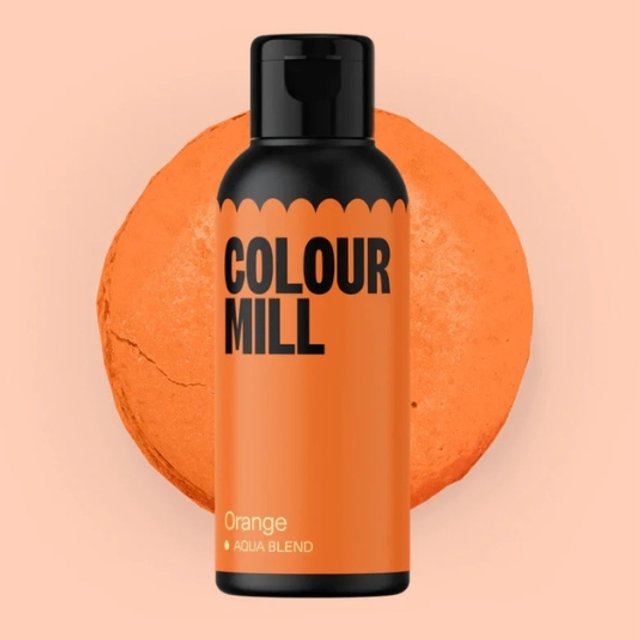 Obrázek produktu COLOUR MILL BARVA TEKUTÁ na vodní bázi - Orange (oranžová) 20 ml - černá lahvička
