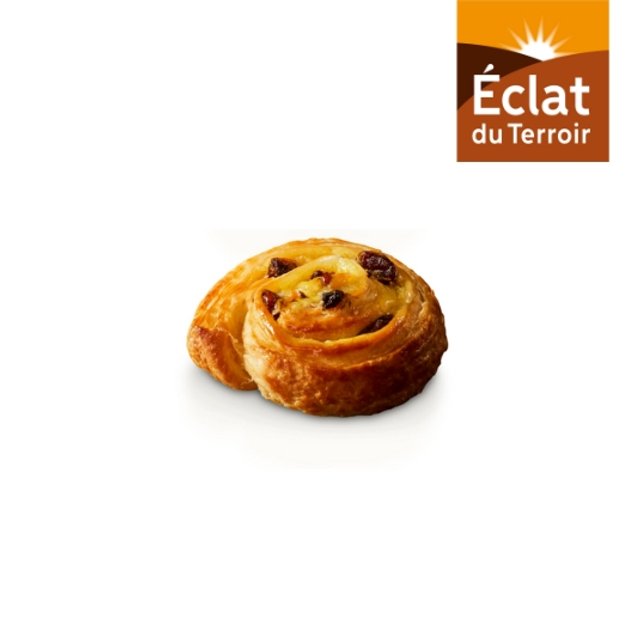 Obrázek produktu BRIDOR Mražený PAIN AUX RAISINS MINI - šnek s vanil. krémem a rozinkami (eclat du terroir) 30g 230ks