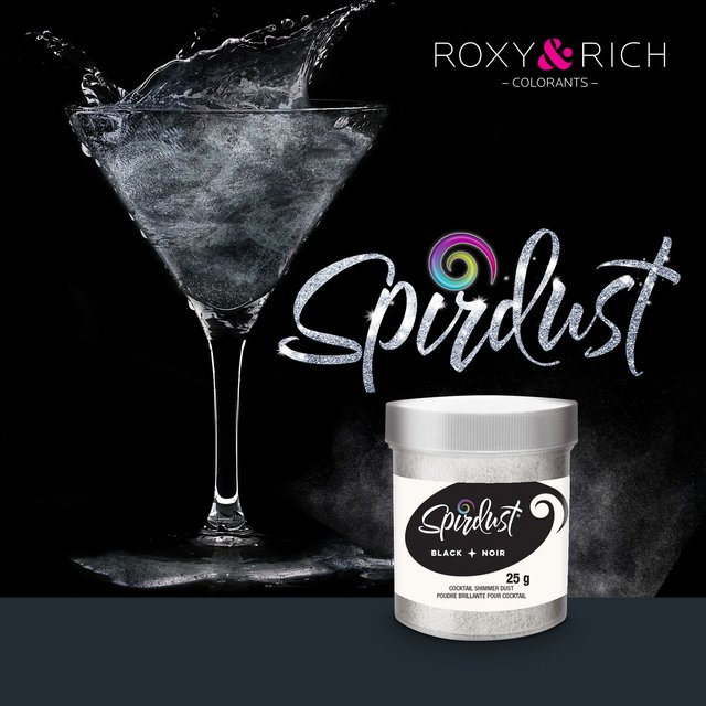 Obrázek produktu RR METALICKÝ PRÁŠEK DO NÁPOJŮ - černý BLACK 25g