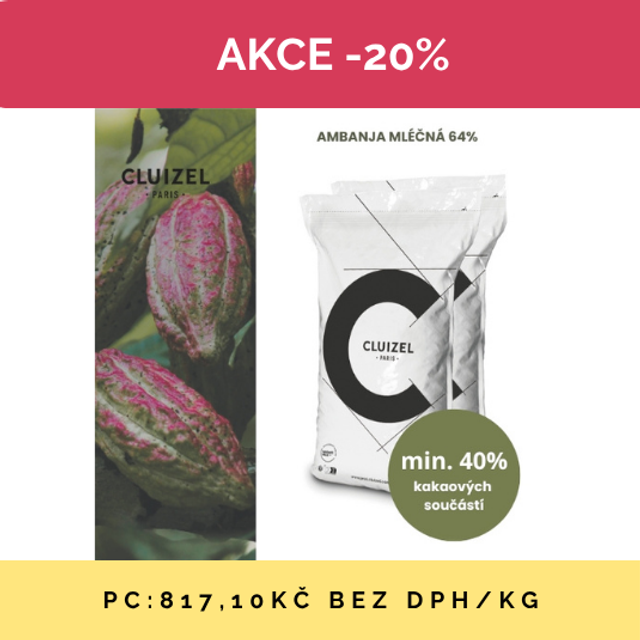 Obrázek produktu MC ČOKOLÁDA GRAND CRU AMBANJA MLÉČNÁ 40% 2x10kg