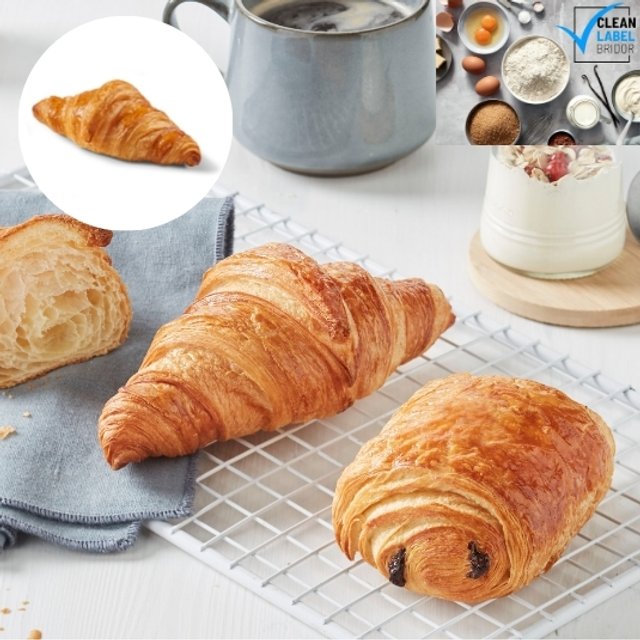 Obrázek produktu BRIDOR Mražený CROISSANT máslový 60g 70ks
