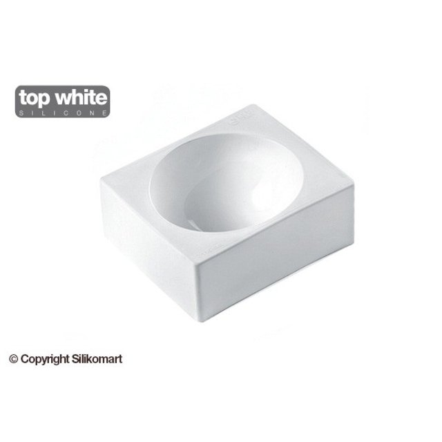 Obrázek produktu SIL FORMA SILIKON bílá - DORTOVÁ POLOKOULE pr.115mm v.57mm 409ml 1ks