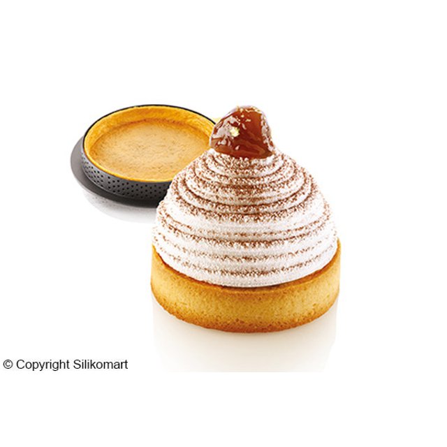 Obrázek produktu SIL KIT TARTE RING FORMA SILIKON A RÁFKY - MONTBLANC Ø80mm v.20mm 6ks