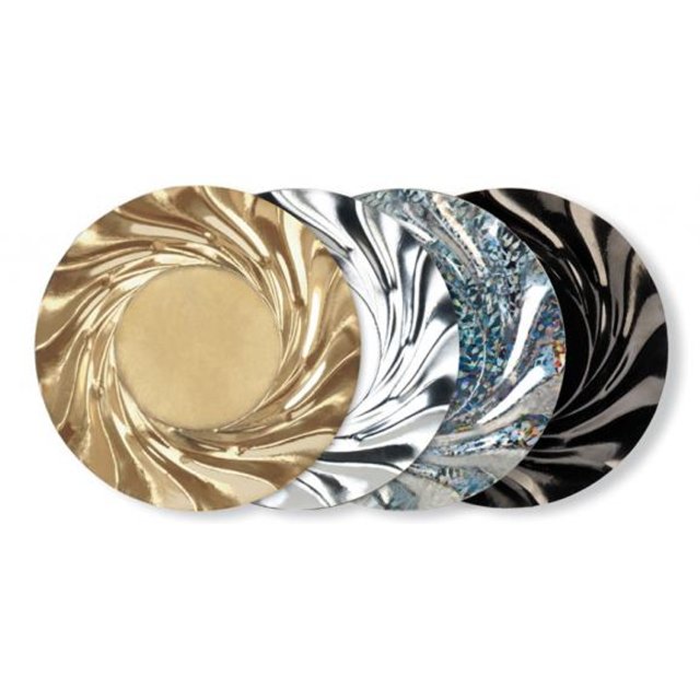 Obrázek produktu Tác karton kruh 35cm Acuario stříbrný