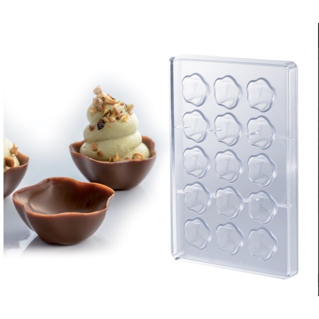 Obrázek produktu POUŽITÉ - MA FORMA NA ČOKOLÁDOVÉ KORPUSY - MISKA pr.40mm v.17mm 15ks - SLEVA 40%