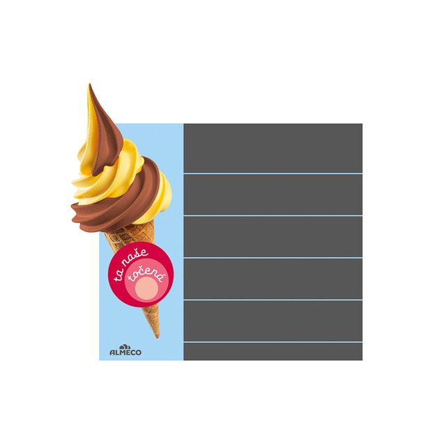 Obrázek produktu TA NAŠE TOČENÁ NÁSTĚNNÁ TABULE MODRÁ 55x52cm 1 ks