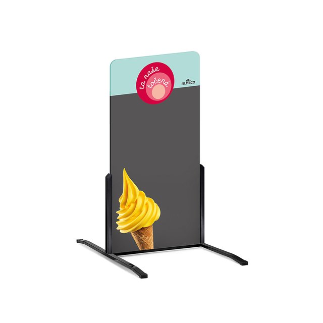 Obrázek produktu TA NAŠE TOČENÁ STOJÍCÍ TABULE ZELENÁ dibond a rám 1 ks