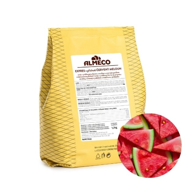 Obrázek produktu ALMECO EXPRES ČERVENÝ MELOUN - kompletní směs na zmrzlinu 10x1,2 kg