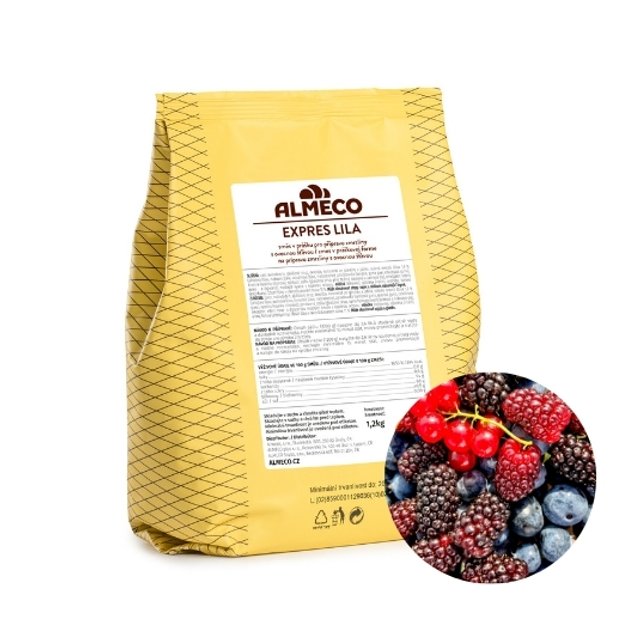 Obrázek produktu ALMECO EXPRES LILA (lesní ovoce) - kompletní směs na zmrzlinu 10x1,2 kg