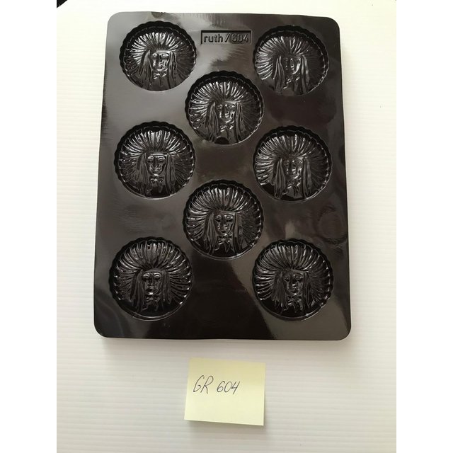 Obrázek produktu RUTH Forma na čokoládové dekory Indiáni + 10 folií