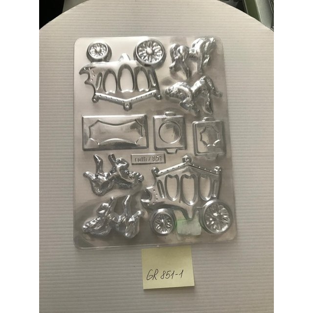 Obrázek produktu RUTH Forma na čokoládové dekory Kočár