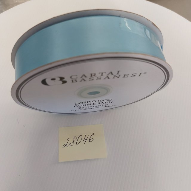 Obrázek produktu SC Stuha 2,5 cm 50m modrá světlá CELESTE 100% PE