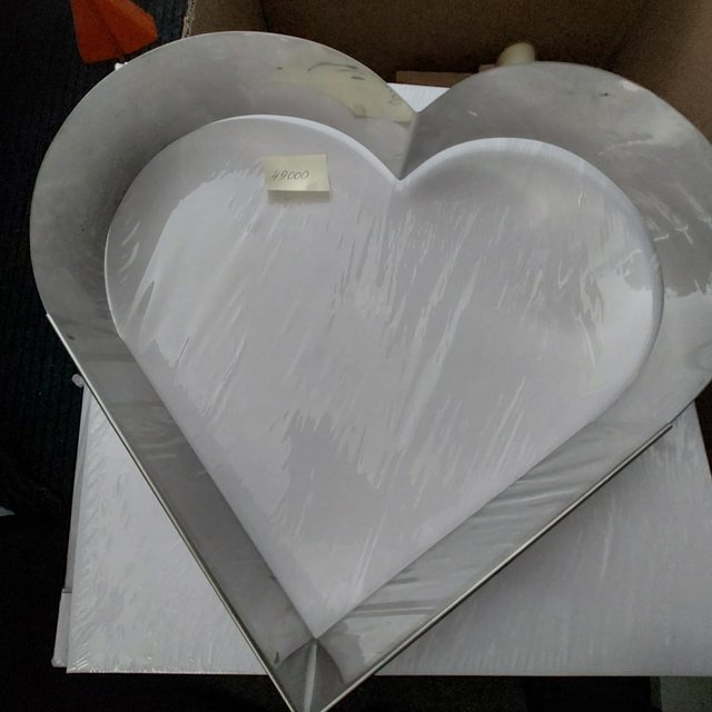 Obrázek produktu HK Ráfek srdce nast. leštěná nerez, 30-60x7cm