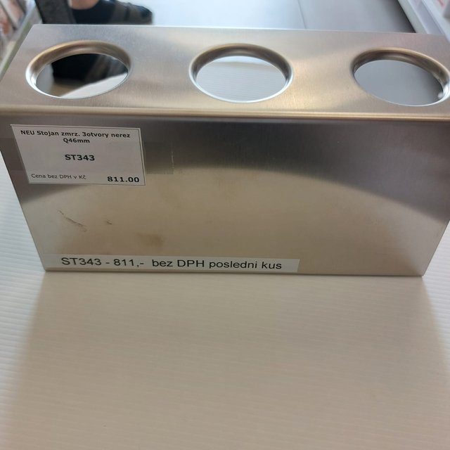 Obrázek produktu NEU Stojan zmrzlinový 3otvory nerez Q46mm