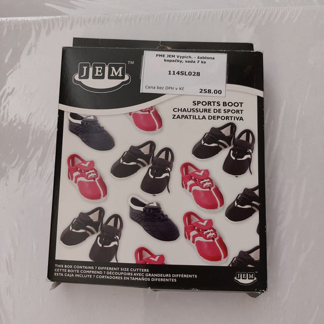 Obrázek produktu PME JEM Vykrajovátko šablona kopačky, sada 7 ks