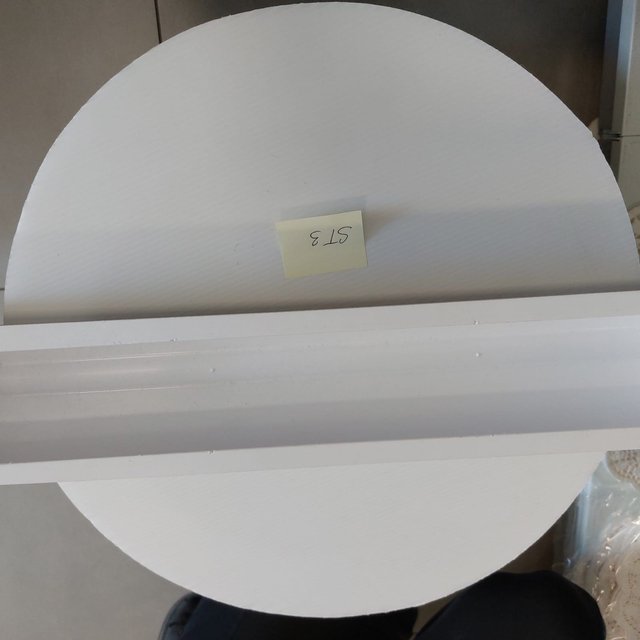 Obrázek produktu MA FORMA plast bílý TUNEL s rýhou 48x6,5cm,v.6cm