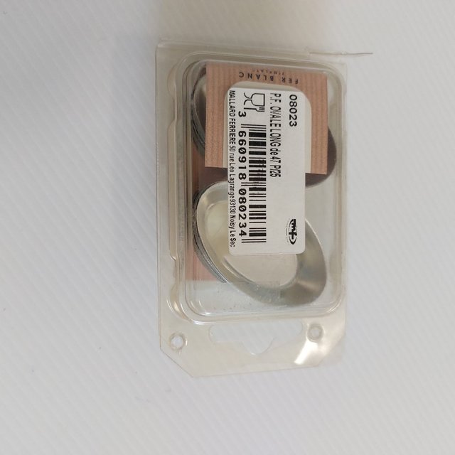 Obrázek produktu MF Formička plechová Petit Fours ovál 4,7cm 25ks