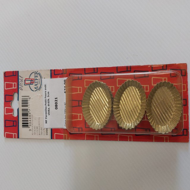 Obrázek produktu MF Formička Petit Fours ovál. vlnka. drážk. 5cm