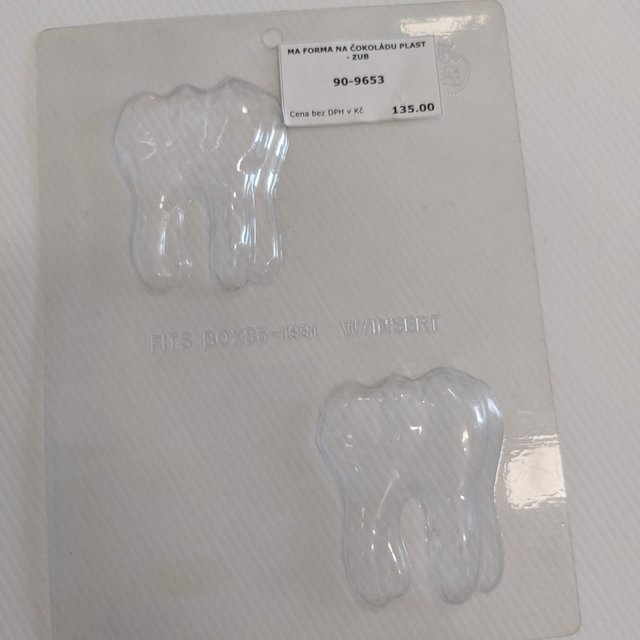 Obrázek produktu MA FORMA NA ČOKOLÁDU PLAST - ZUB