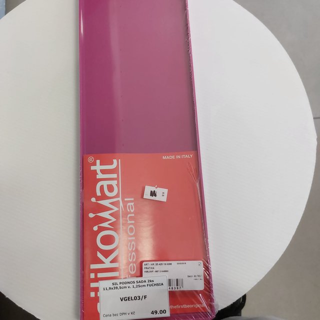 Obrázek produktu SIL PODNOS SADA 2ks 11,9x39,5cm v. 1,25cm FUCHSIA