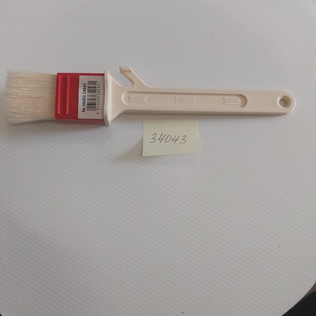 Obrázek produktu TH Štěteček 40x6mm + háček, přírodní štět., plas