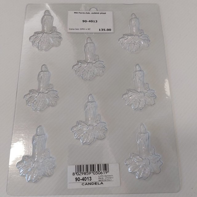 Obrázek produktu MA Forma na čokoládu měkká plast svícen