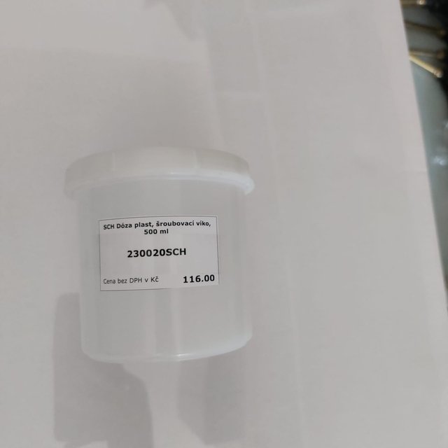 Obrázek produktu SCH Dóza plast, šroubovací víko, 500 ml