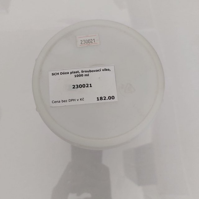 Obrázek produktu SCH Dóza plast, šroubovací víko, 1000 ml
