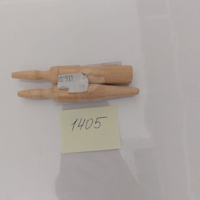 Obrázek produktu RUTH Hubičky 2ks - fouk.karamelu dřevo