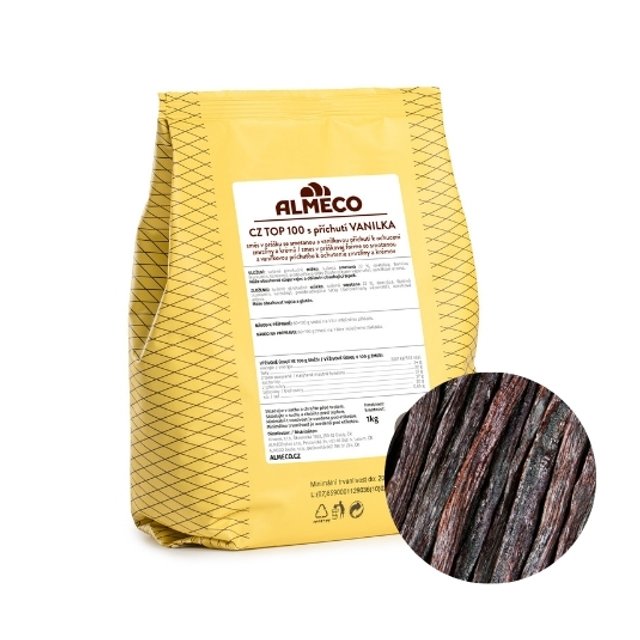 Obrázek produktu ALMECO VANILKA CZ TOP 100 - ochucovadlo s chutí vanilky 8x1 kg