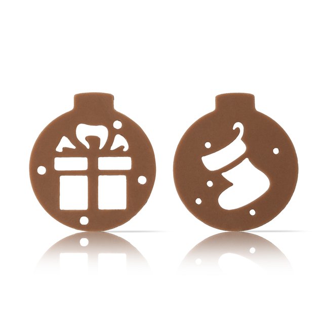 Obrázek produktu DOBLA VÁNOČNÍ OZDOBY KRAJKA mléčná čokoláda 2 druhy 324ks