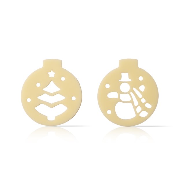 Obrázek produktu DOBLA VÁNOČNÍ OZDOBY KRAJKA bílá čokoláda 2 druhy 324ks