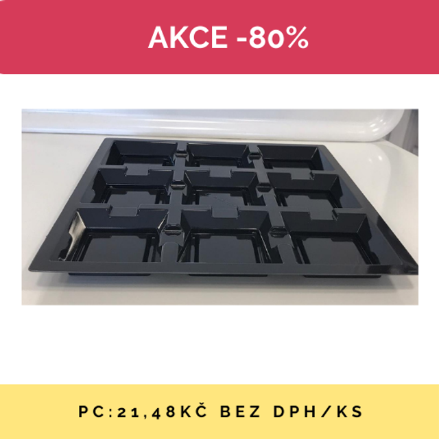 Obrázek produktu CO PODNOS S 9 MISKAMI ASSIETTE ČERNÝ 100 ks DOPRODEJ SE SLEVOU 80%