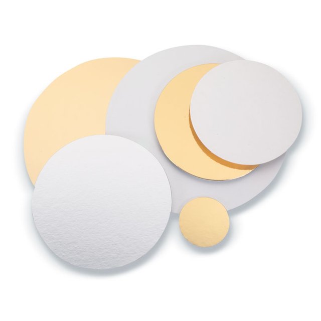 Obrázek produktu LEPENKOVÁ PODLOŽKA ZLATO/STŘÍBRNÁ G1050 pr. 32cm 100ks