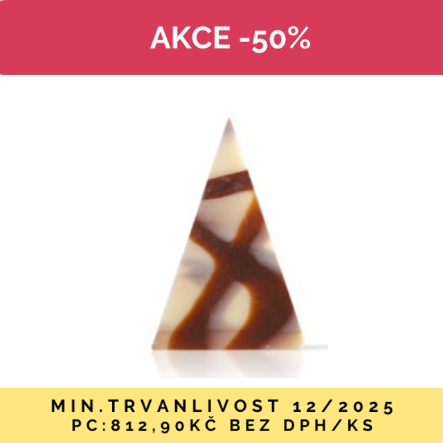 Obrázek produktu DOBLA DEKOR TROJÚHELNÍK MELÍR 5,2x3,4cm 290ks - AKCE 50% EXP 12/25