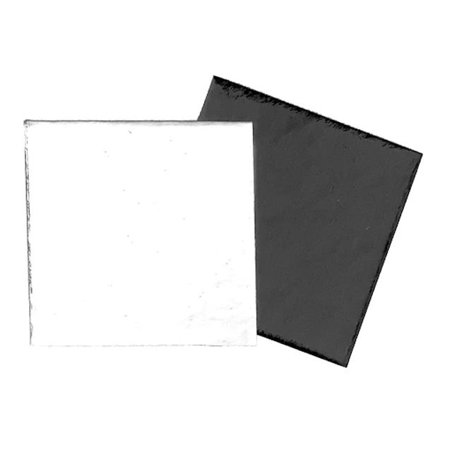 Obrázek produktu LEPENKOVÁ PODLOŽKA BÍLO/ČERNÁ G2400 9,3 x 9,3 cm 50ks