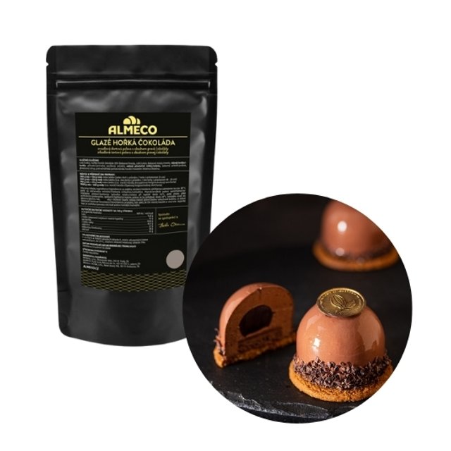 Obrázek produktu ALMECO GLAZÉ hořká čokoláda 1kg