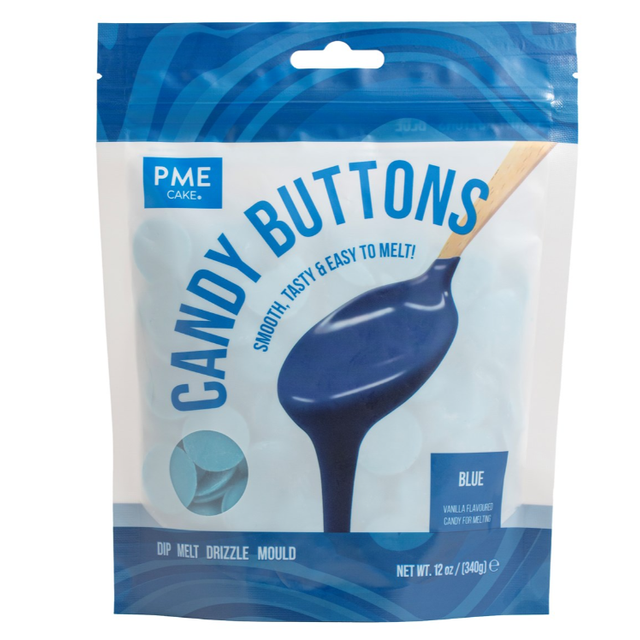 Obrázek produktu PME Candy buttons - MODRÉ 340g